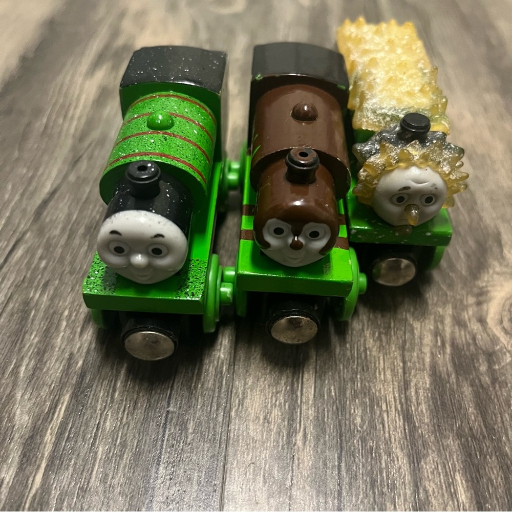 Percy Thomas the Train Wooden lot of 3